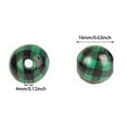 thumbnail image 2 of De Cuentas De Madera Para El Día De Acción De Gracias De Halloween, Cuentas De Madera Para Navidad De Otoño, Cuentas De Tela Escocesa De Búfalo De 16Mm, Cuentas De Madera Rústicas 100 Piezas Monstrate HA042071-05, 2 of 6