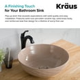 thumbnail image 4 of KRAUS Pop-Up Drain with Porcelain Ceramic Top for Bathroom Sink without Overflow, Gloss Beige, 4 of 7