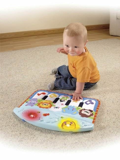 kick piano for crib