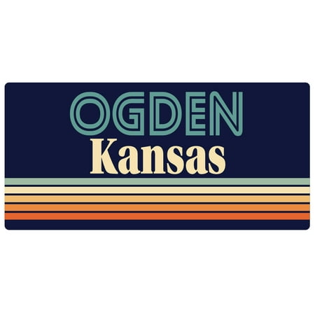 

Ogden Kansas 5 x 2.5-Inch Fridge Magnet Retro Design