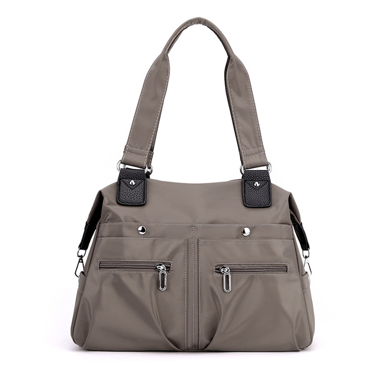 ショルダーバッグ・ポシェット IONSEOUL Multi leather pocket shoulder bag JE020 XMMSWDLA Multi Pocket Tote Shoulder Bag Multi-function Nylon