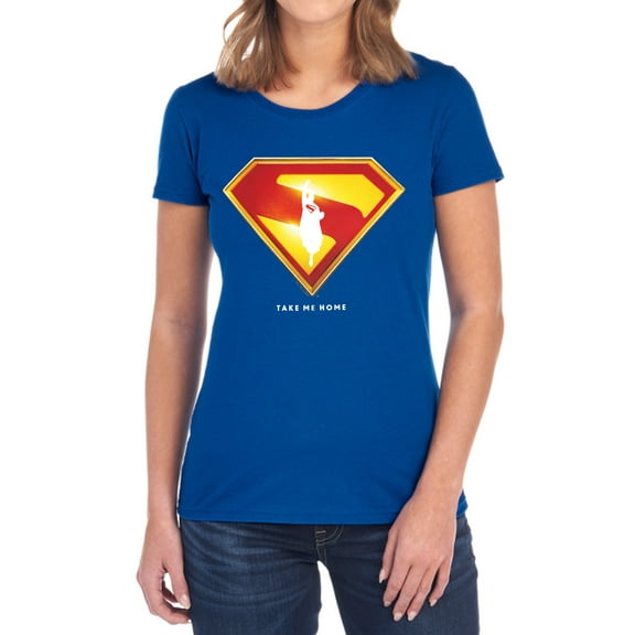 Superman 2025 Movie Take Me Home Shield Women's T Shirt