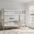 thumbnail image 2 of Storkcraft Caribou Twin over Twin Bunk Bed, White/Natural, 2 of 2