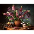 thumbnail image 3 of Skorokhod, Tatyana 18x15 Black Modern Framed Museum Art Print Titled - Still Life With A Bouquet Of Lupine, 3 of 5