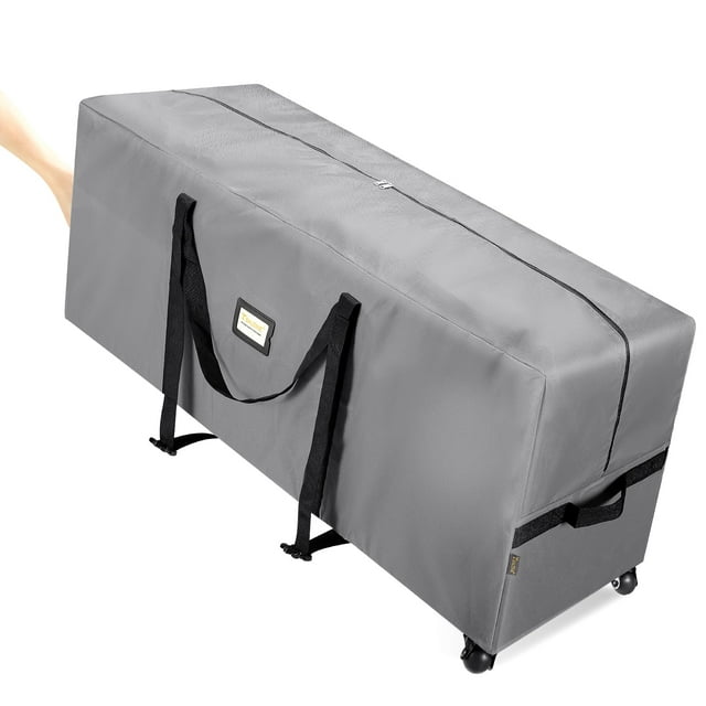 Bolsa de almacenamiento para árbol de Navidad BALEINE 7.5 ft 600D Oxford con ruedas