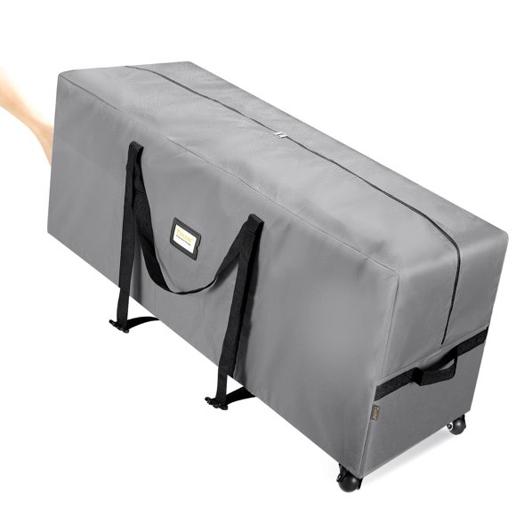 Bolsa de almacenamiento para árbol de Navidad BALEINE 7.5 ft 600D Oxford con ruedas