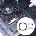 thumbnail image 4 of Pavodes 2PCS CPU Heatsink Fan Bracket Accessory Compatible for LGA 775 1150 1155, 4 of 6