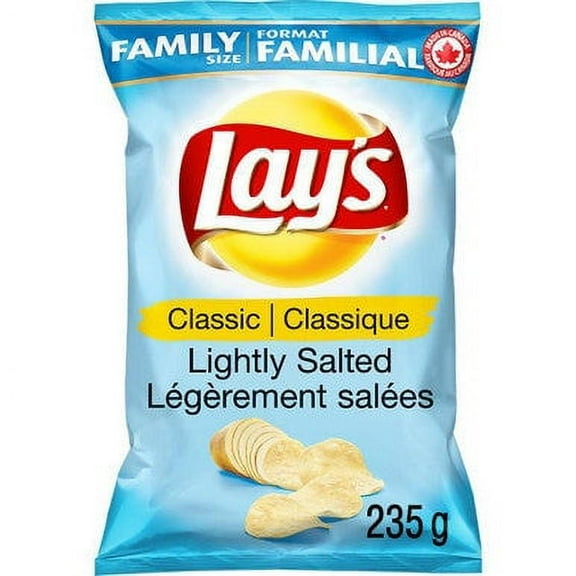 Lay's Classic Lightly Salted Potato Chips, 235g/8.3 oz