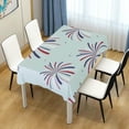 thumbnail image 7 of Coolnut Independence Day Rectangle Tablecloth Spill-Proof Polyester Table Cloth Table Cover for Kitchen Dining Picnic Holiday Party Decoration,54"x54", 7 of 7