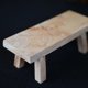 thumbnail image 3 of Creative Stool-shaped Desktop Decor Stool Sculpture Wooden Handcrafts Display Base, 3 of 4