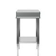 thumbnail image 4 of Chelsea Lane Pacey Mirrored Sofa Table with Metal Frame, Chrome, 4 of 10