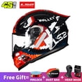 thumbnail image 5 of Casco de moto LS2 FF300 original de cara completa para mujer y hombre, casco de moto con visera transparente ECE, 5 of 5