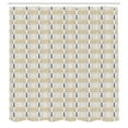 thumbnail image 3 of Ambesonne Yellow and White Shower Curtain, Scandinavian Forms, 69"Wx70"L, Champagne Dark Yellow, 3 of 5