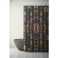 thumbnail image 6 of Vintage floral print waterproof shower curtain and window treatments with 12 hooks., 6 of 10