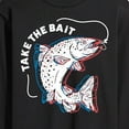 thumbnail image 3 of Instant Message - Take The Bait Fish - Men's Long Sleeve T-Shirt, 3 of 6