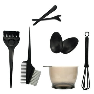 8Pcs Hair Dye Coloring Tools Hair Color Bowl Hair Dyeing Brush for Salon Home