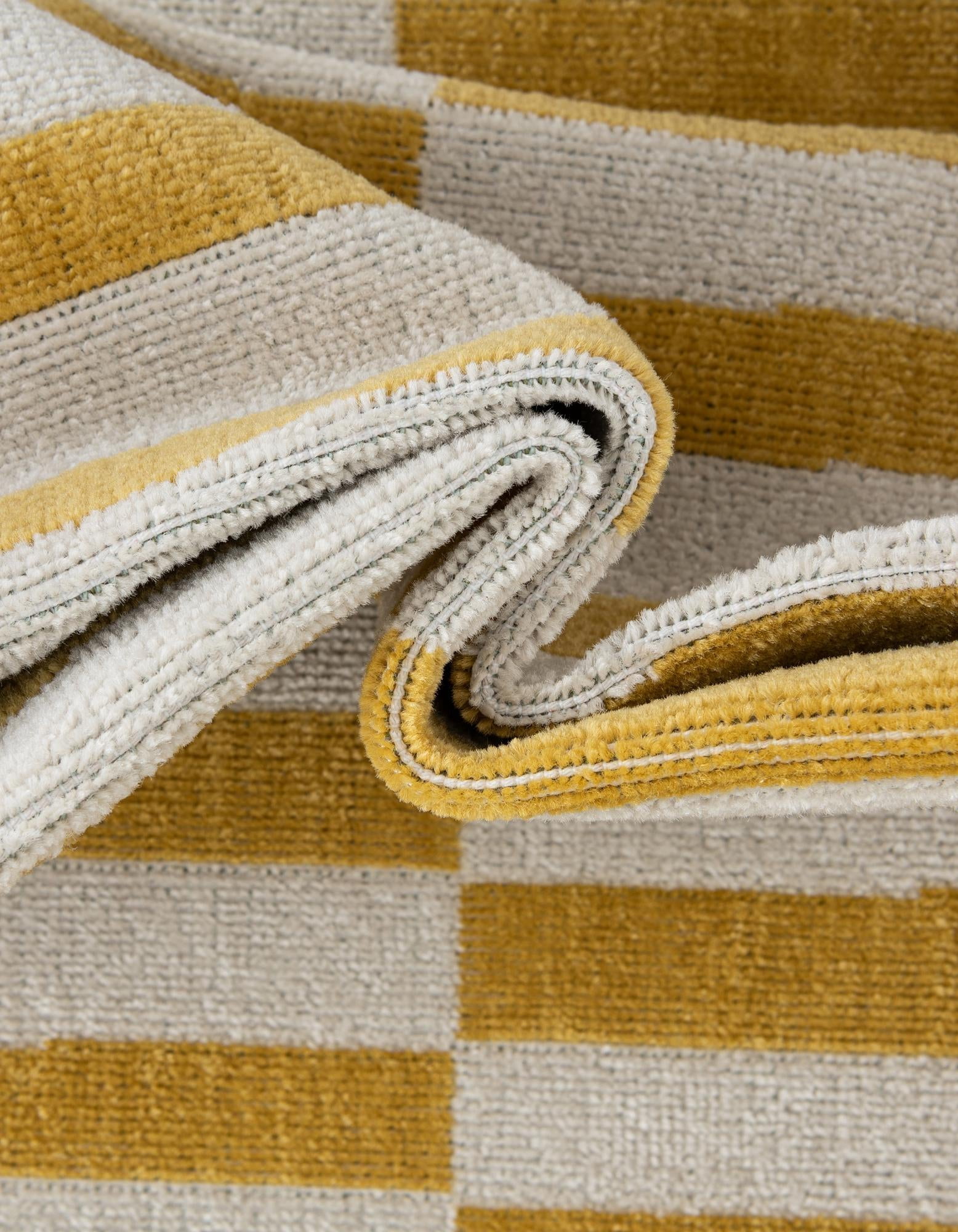 Unique Loom Striped Williamsburg Rug, Yellow (4' 0 x 6' 0)