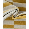 thumbnail image 4 of Unique Loom Williamsburg Collection Area Rug - Striped (6' 1" x 9' Rectangle Yellow/Ivory), 4 of 7