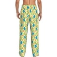 thumbnail image 2 of Bixox Men's Blue Rabbit Patterned Pajama Pants with Pockets Lounge Clothes for Home, 2 of 5