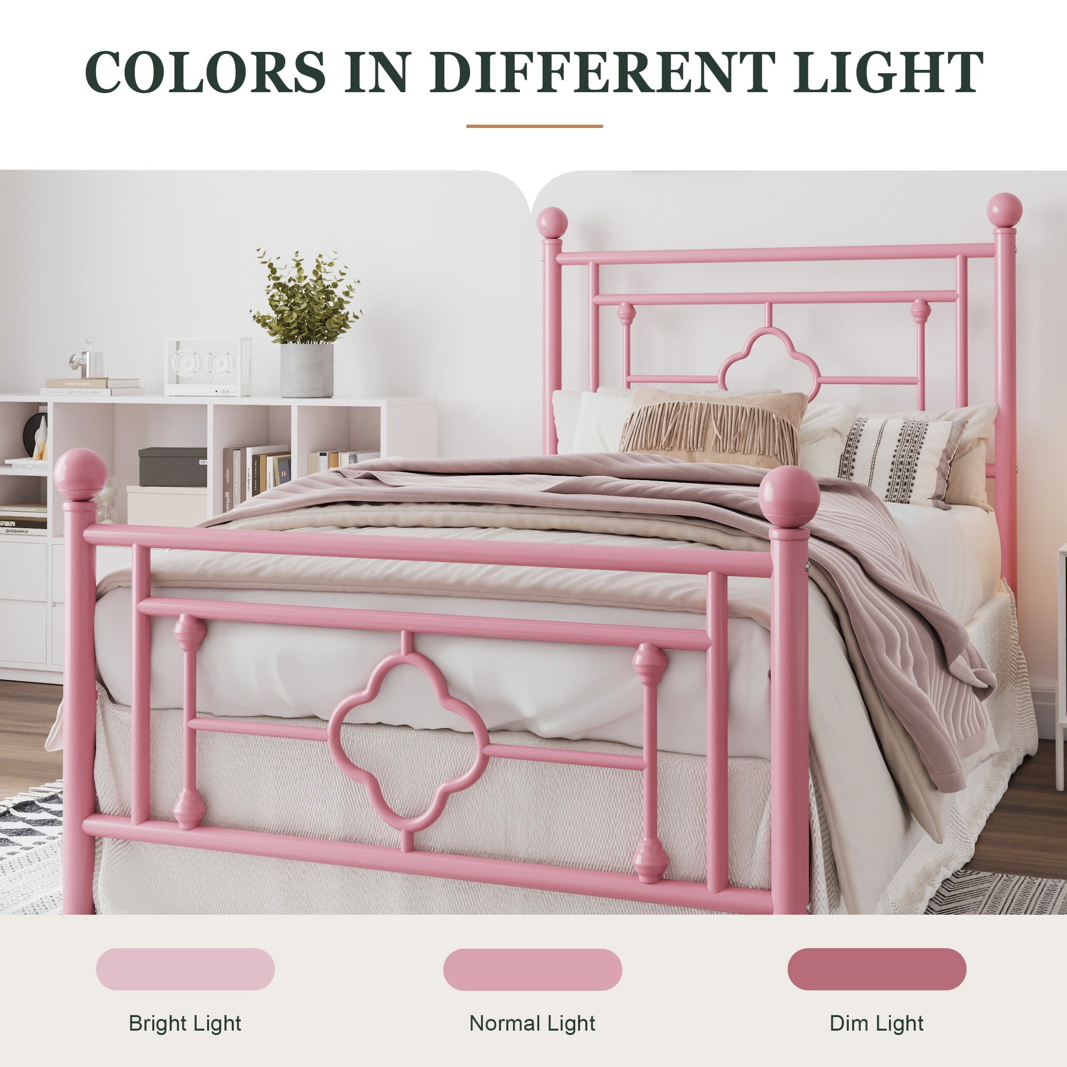 Walmart Black Friday Deals 2025 Amolife Twin Size Metal Platform