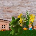 thumbnail image 4 of CHUANK 3/2/1pcs Easter Decorations Pastel Flocked Easter Bunny Decor Spring Table Centerpieces Indoor Decor Bunnies Decoration Set for Home Party, 4 of 6