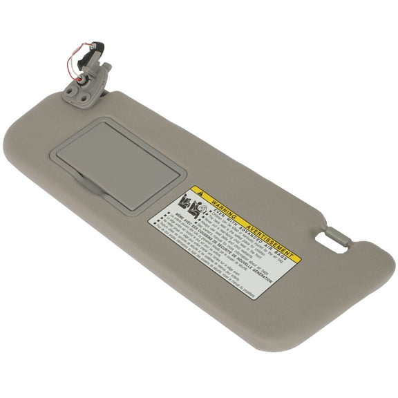 cciyu Left Driver Side Sun Visor fit for 2006-2008 for Hyundai Sonata Gray without Sunroof Sun Visor Replaces 85201-0A250-QD,852010A250QD