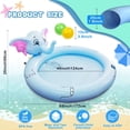thumbnail image 6 of Adofi Splash Pad for Kids, 82.7" Inflatable Wading Baby Pool, Outdoor Sprinkler for Toddlers, Summer Water Toys for Boys Girls 3 6 Years, Non-slip Play Mat, Splash Pads for Toddlers Ages 1 3, 6 of 7
