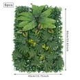 thumbnail image 2 of 6PCS Artificial Greenery Wall, Artificial Greenery Backdrop Wall Home Decor, 2 of 20