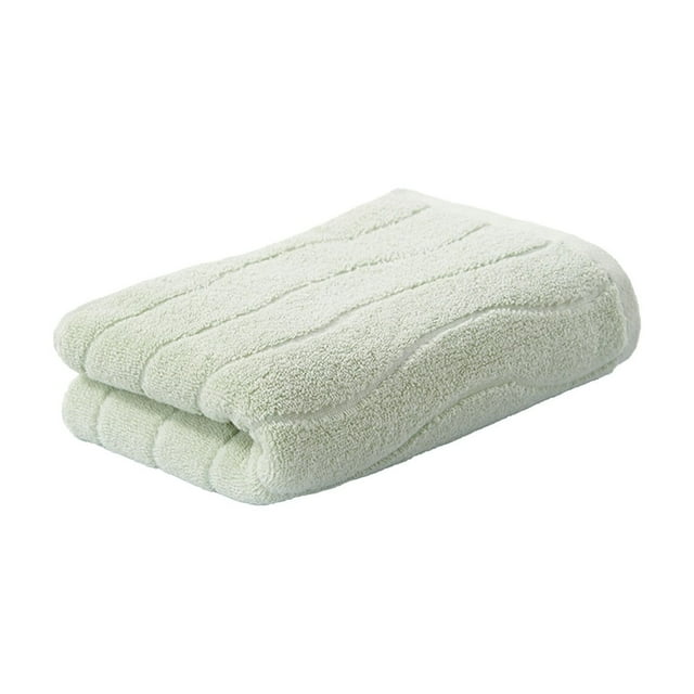Serviette Épaissie Douce Absorbante Couleur Unie Ménage Lavage Visage Cadeau Serviette