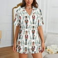 thumbnail image 2 of Sdmnsg-T Ensemble de Pyjama Coloré de Baseball et Golf pour Femmes, Ensemble de Pyjama Deux Pièces à Manches Courtes, 2 of 8