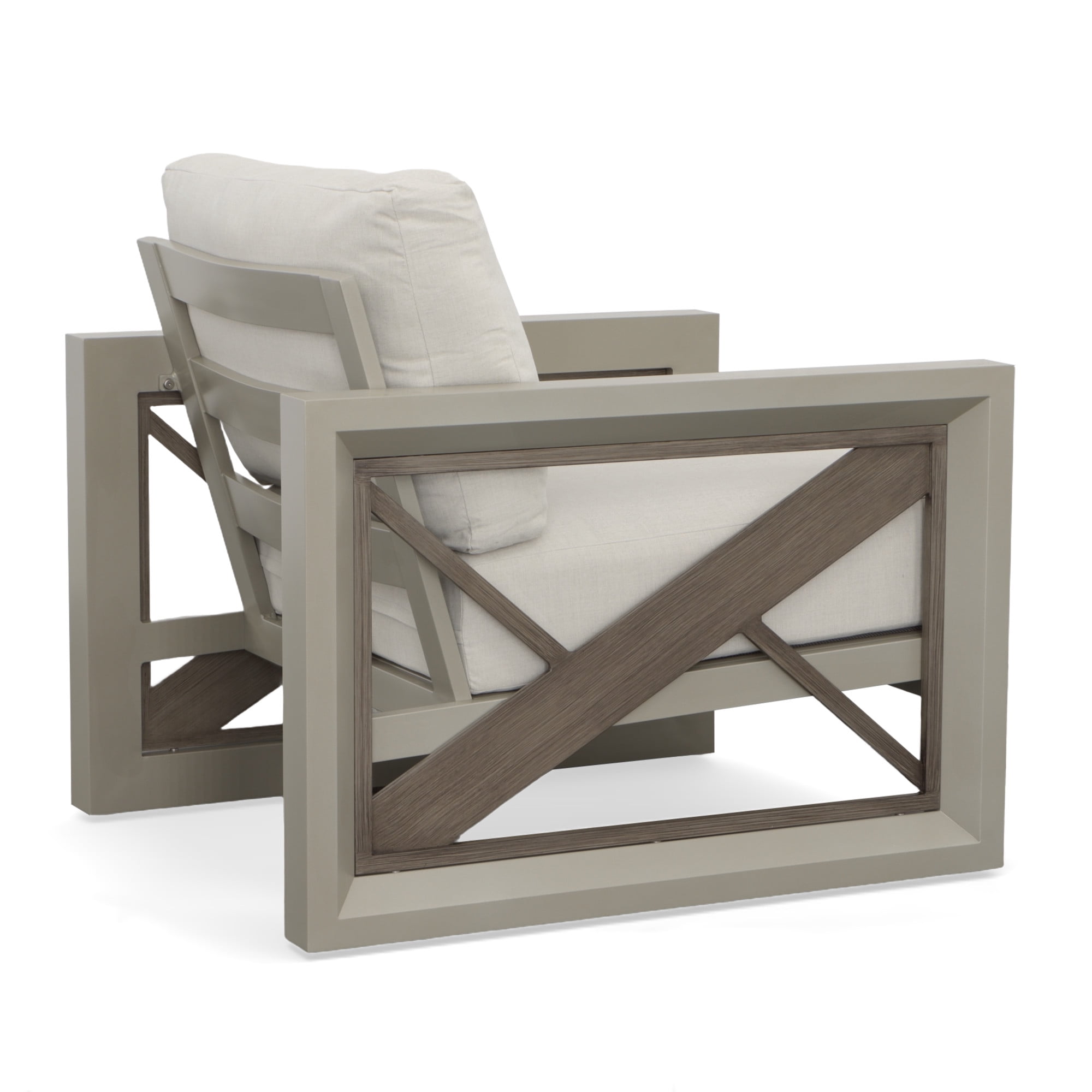 Steve Silver Dalilah Gray 29" Aluminum Patio Arm Chair