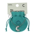 thumbnail image 2 of No Boundaries Silvertone Initial Bubble Letter Necklace, 1 Piece, Letter C, 2 of 4