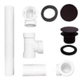 thumbnail image 6 of Westbrass Sch. 40 PVC Bathtub Assembly with Tip-Toe Drain and No-Hole Overflow, Oil Rubbed Bronze (4-Pack), 6 of 15