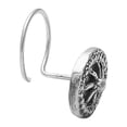 thumbnail image 2 of 925 Sterling Silver Oxidized Plated Multi Design Nose Pin Vintage Traditional Nose Pin For Women, 2 of 3