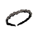 thumbnail image 1 of Qarigey Diademas con diamantes de imitación ajustables, plisadas gruesas, accesorios de moda para el cabello, aros, diademas, tocados para mujeres y Ropa, zapatos y accesorios Miscelánea Plata Qarigey AP010737-04, 1 of 6
