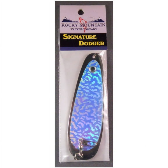 Rocky Mountain Tackle Company 4.25" Nickel Glow Crush Dodger