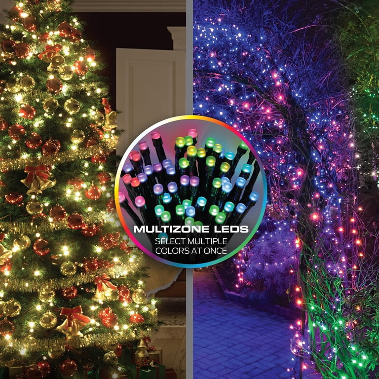 Monster Holiday+ 60ft Multicolor Multi-Zone Smart LED String