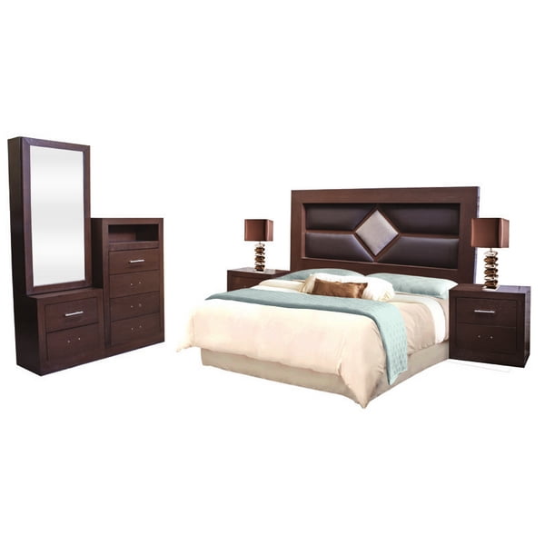 Recamara Kessa Muebles Burdeos Café