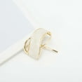 thumbnail image 5 of Unique Bargains 1 Pc Ponytail Buckle Hair Clip Irregular Shaped Hair Ponytail Cuff for Women Beige Gold Tone, 5 of 5