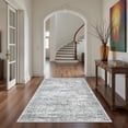 thumbnail image 2 of Roxstand Washable Rugs 3x5, Vintage Distressed Small Area Rugs for Kitchen Floor Entryway, Non Slip Accent Door Mat (3'x5', Grey), 2 of 10