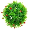thumbnail image 1 of Bola topiaria artificial colgante, hoja decorativa de eucalipto, bola decorativa, bola topiaria de plástico para plantas., 1 of 7