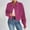 *Hot Pink, variant on ClodeEU Women's Cropped Corduroy Jacket ,Long Sleeve Lapel Snap Button Jacket,Casual Trendy Outerwea Wine,Womens Plus S