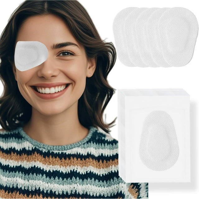 20 PCS Lazy Eye Patch for Amblyopia, Adhesive Medical Eye Patch for Kids and Adults