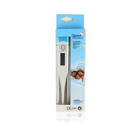 Cocobaby 10pcs Digital LCD Oral Thermometer for Adults Kids Babies Fever Testing Oral Armpit or Rectal Temperature Reading