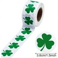 thumbnail image 7 of 500 Pieces St. Patrick's Day Stickers Shamrock Roll Stickers 1-1/2 Inch Adhesive Label for Irish Decoration and Craft, 7 of 7