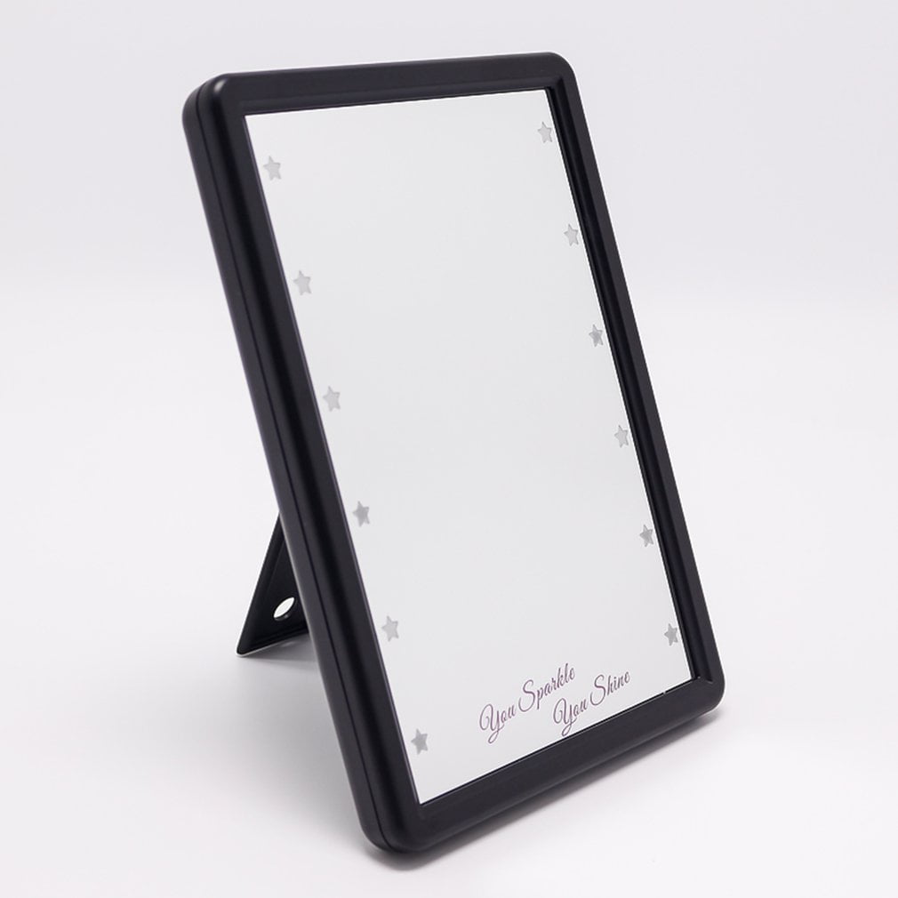 LED Singlesided Vanity Mirror Handheld Desktop Wall Mounted Makeup