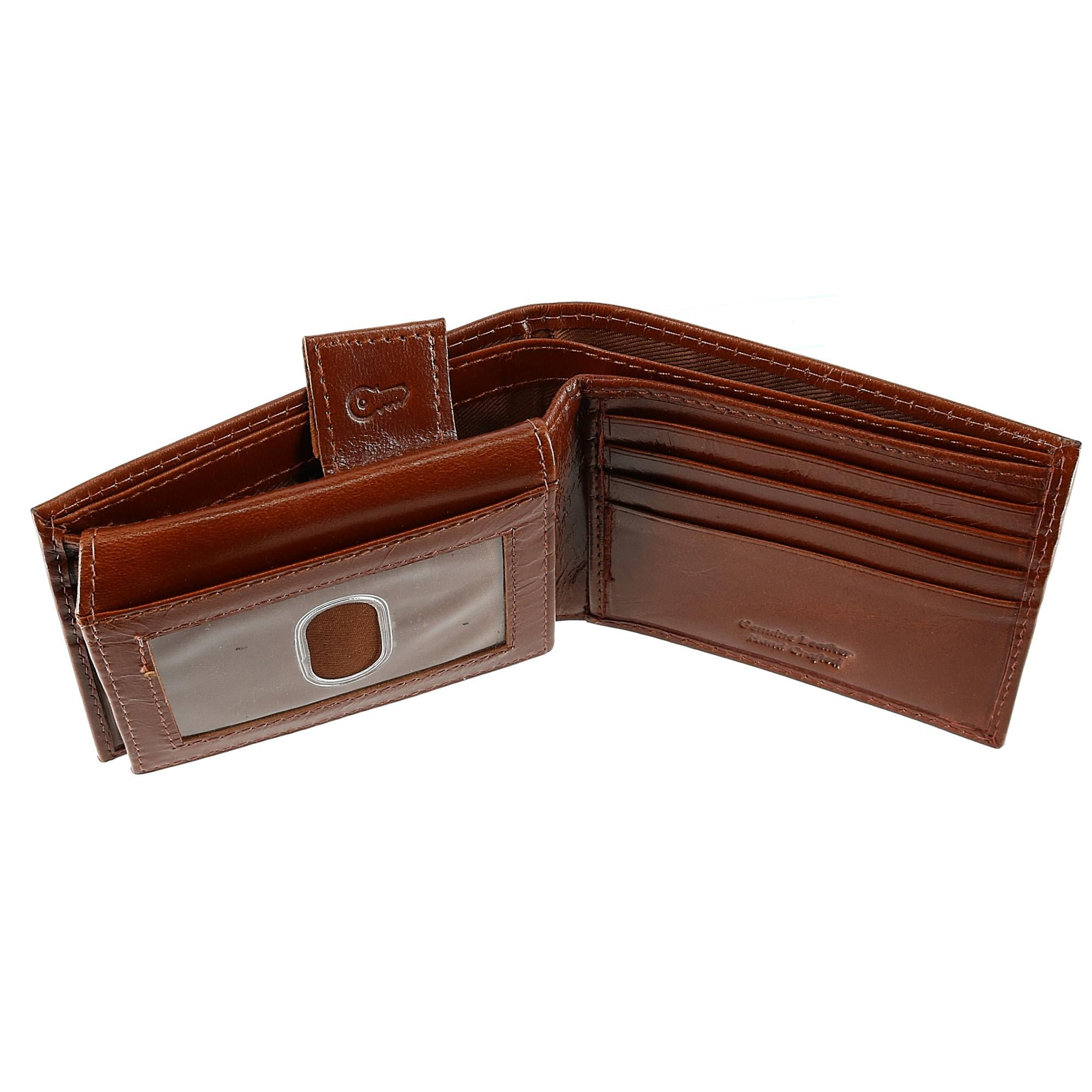 CTM Men&#39;s Leather RFID Protected Bifold Wallet | Walmart Canada