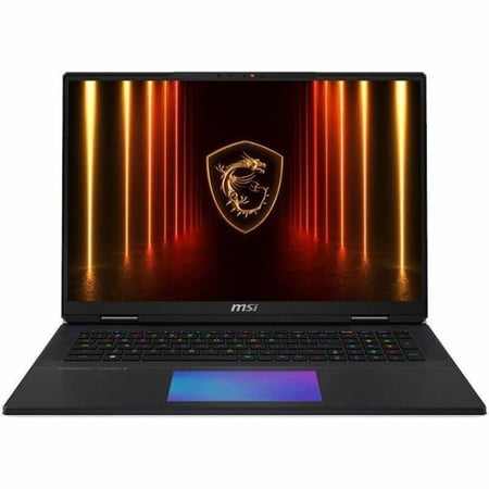 MSI Titan 18 HX AI A2XW Titan 18 HX AI A2XWIG-616US 18" Gaming Notebook - UHD+ - 120 Hz - Intel Core Ultra 9 285HX - 64 GB - 4 TB SSD - Core Black