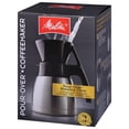 thumbnail image 3 of Melitta Pour-Over Coffee Brewer & Stainless Steel Carafe Set with Coffee Filters, 42 Ounce Set, 3 of 6