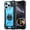 Black+Blue, variant on Case for iPhone 13, Rotating Double Ring Kickstand Drop Protective Anti-Scratch Built-In Camera Control Button Silicone Shockproof Phone Case Cover for iPhone 13, Orange